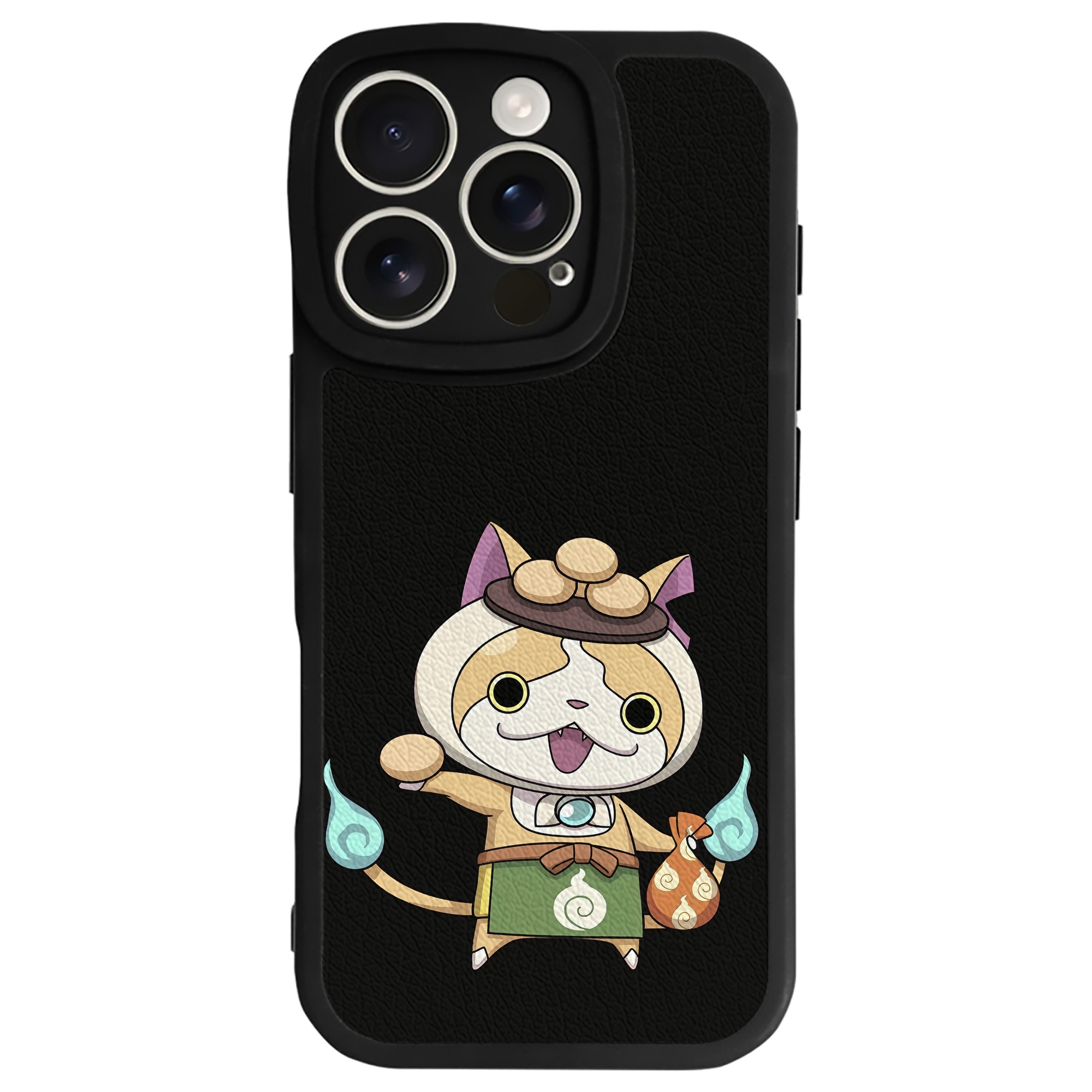 （画像用） 妖怪ウォッチ Yo-kai Watch 【iPhone 16シリーズ対応】シリコンスマホケース（レザー調） 材質：シリコン